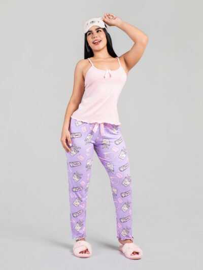 pijama dama pantalón largo