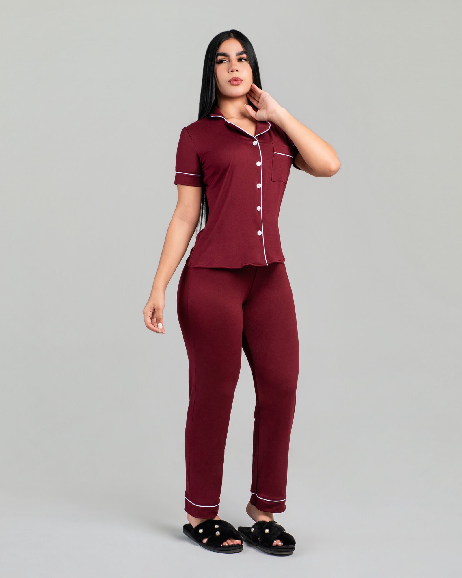 pijama victoria negra pijama victoria negra